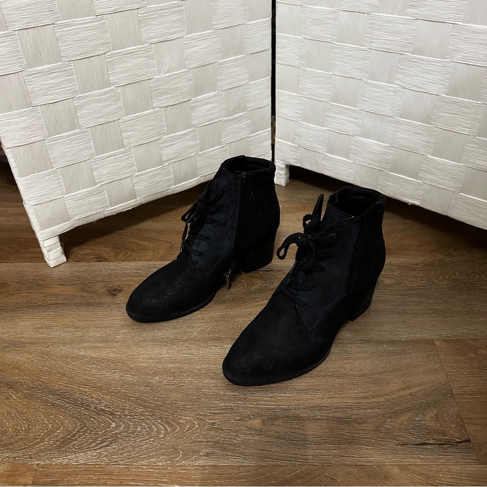Black ankle boots